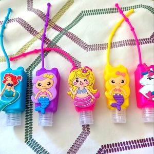 Brand new 5 pieces of keychain sanitizer bottles